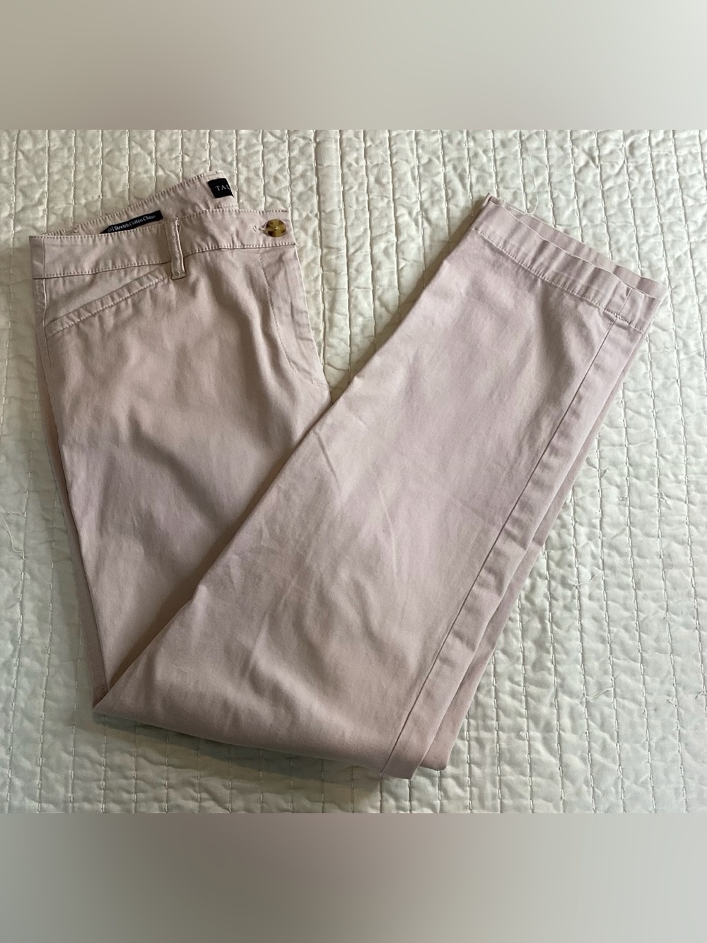 Talbots‎ Minimalist Neutral Chino Pants Quiet Luxury Preppy Size 10